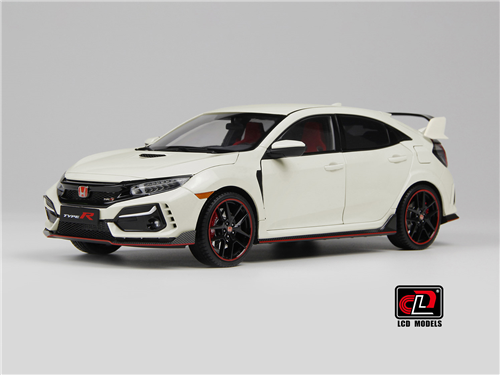 1-18 Honda Civic Type R FK8 2020-Champion White